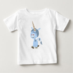 Camiseta De Bebé Cómate gracioso Personalizado Unicorn Baby T-Shirt