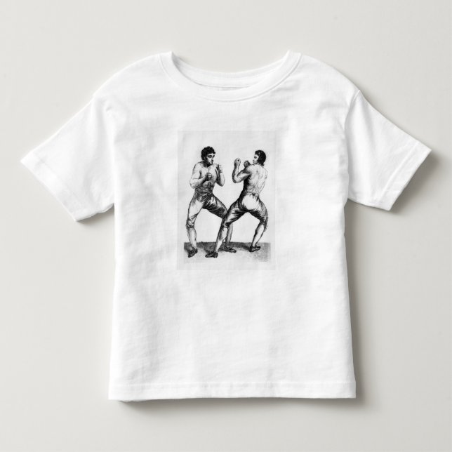 Camiseta De Bebé Combate de boxeo (Anverso)