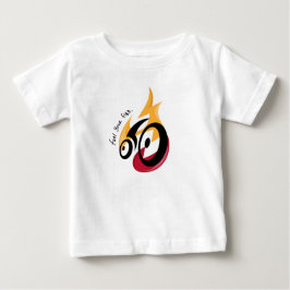 Camiseta De Bebé Combustible tu fuego. Motivación ciclista
