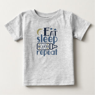 Camiseta De Bebé Come Bebe Sé Lind@ Repite Biberón