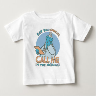 Camiseta De Bebé Come dos galletas, llámame por la mañana