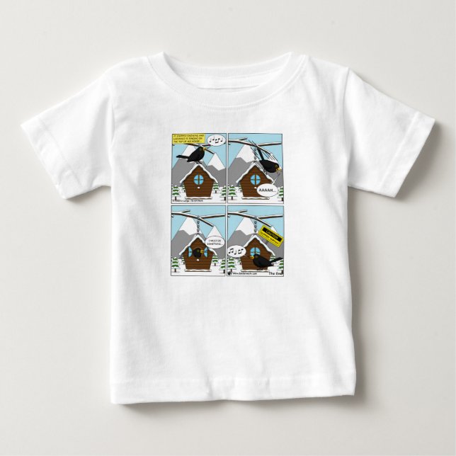 Camiseta De Bebé Comedia de seguridad (Anverso)