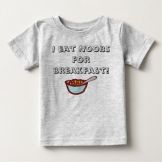 Camiseta De Bebé Comedor de NOOB
