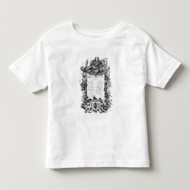 Camiseta De Bebé Comensal magnífico Parisien, (Anverso)