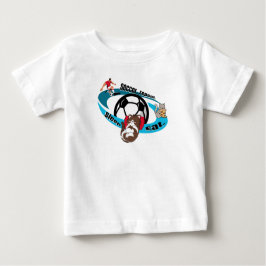 Camiseta De Bebé Comer, dormir, fútbol, repetir. personalizado de f