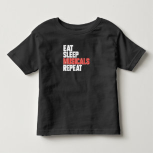 Camiseta De Bebé Comer el sueño de los musicales repetir actriz de