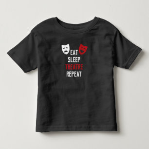 Camiseta De Bebé Comer Sleep Atre Repeat - Musical Broadway Actor G
