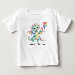 Camiseta De Bebé Cometa Volador Dragón Bebé Personalizado Niños