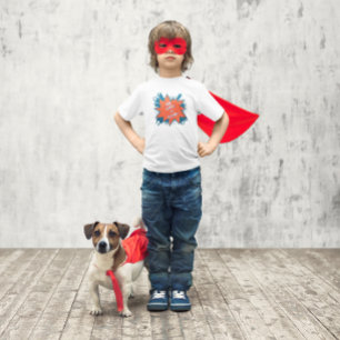 Camiseta De Bebé Cómic del 4 de julio "¡Rojo, Blanco y BOOM!" para