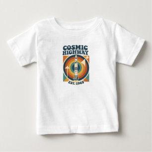 Camiseta De Bebé Comic Highway – Divertido Arte Pop para Fanáticos 