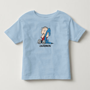 Camiseta De Bebé Cómic Peanuts   Linus y su manta