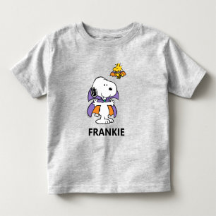 Camiseta De Bebé Cómic Peanuts Snoopy Woodstock Vampiro Halloween