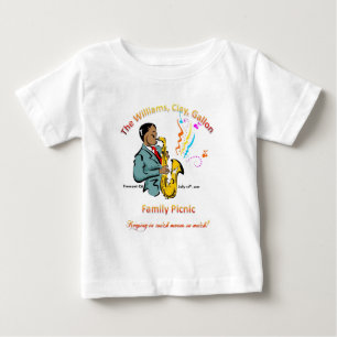 Camiseta De Bebé Comida campestre de la familia de Williams -