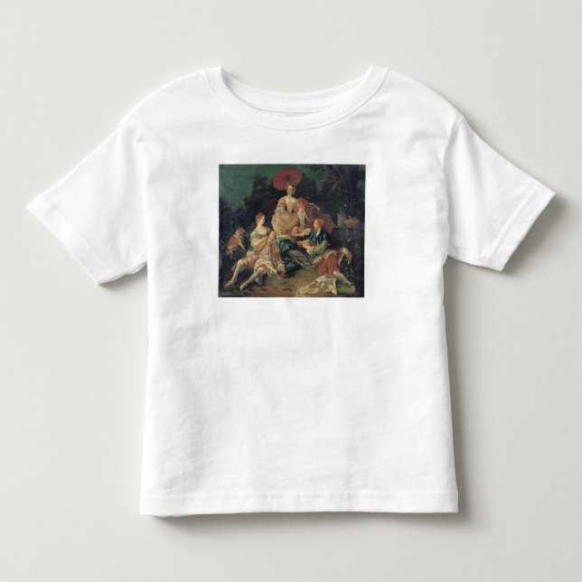 Camiseta De Bebé Comida campestre en un parque (Anverso)