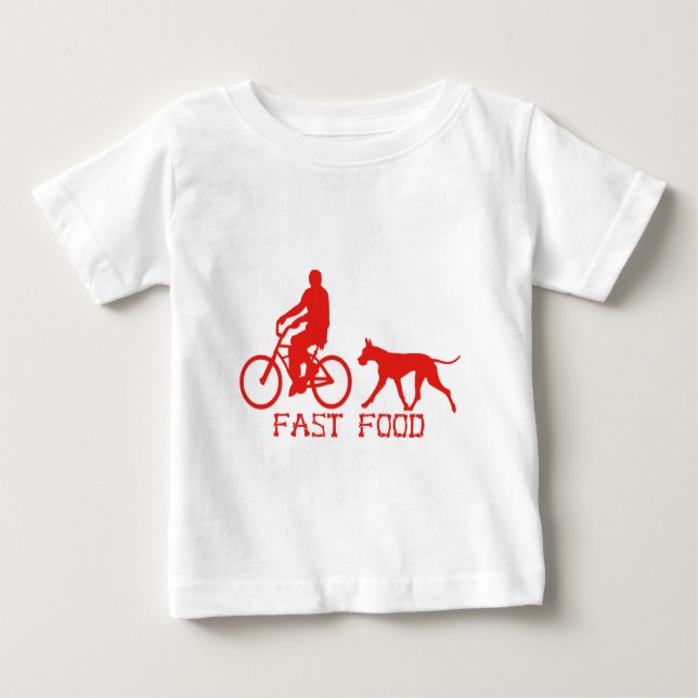 Camiseta De Bebé Comida rápida (Anverso)