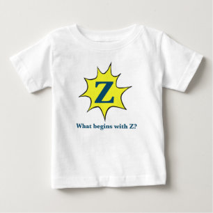 Camiseta De Bebé Comienzo con el Z.