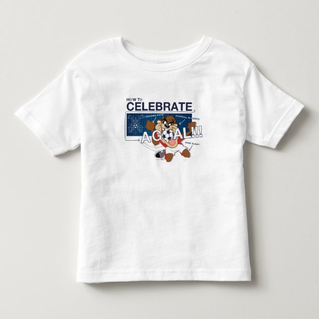Camiseta De Bebé Cómo celebrar un gol con TAZ™ (Anverso)