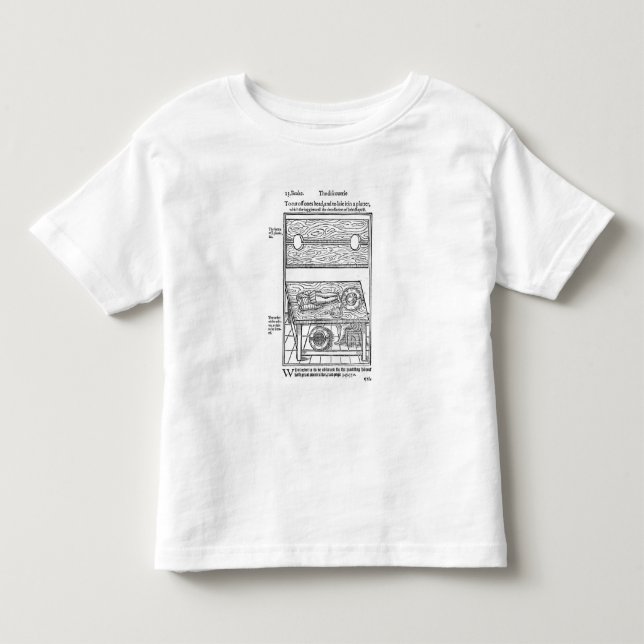 Camiseta De Bebé Cómo cortar su cabeza (Anverso)