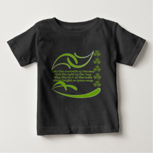 Camiseta De Bebé Como el calor de la bendición irlandesa del sol