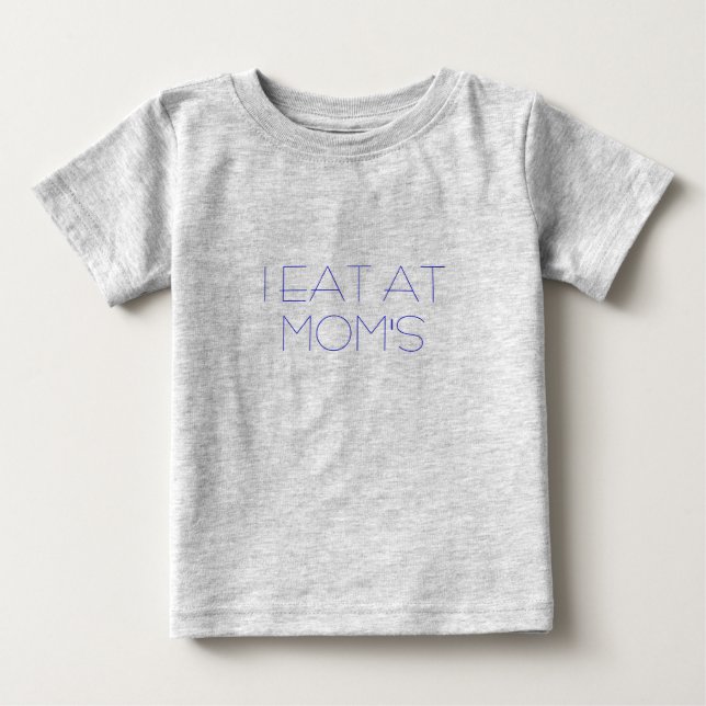 CAMISETA DE BEBÉ COMO EN LA MAMÁ. (Anverso)
