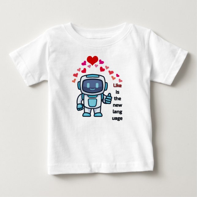 Camiseta De Bebé como es un nuevo idioma (Anverso)