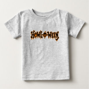 Camiseta De Bebé Cómo-l-O-lloween Halloween Cachorro Lindo Pata Cal