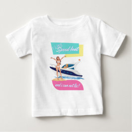 Camiseta De Bebé como lancha rápida