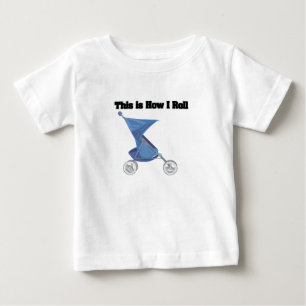 Camiseta De Bebé Cómo Rueda (Cochecito de Bebé)