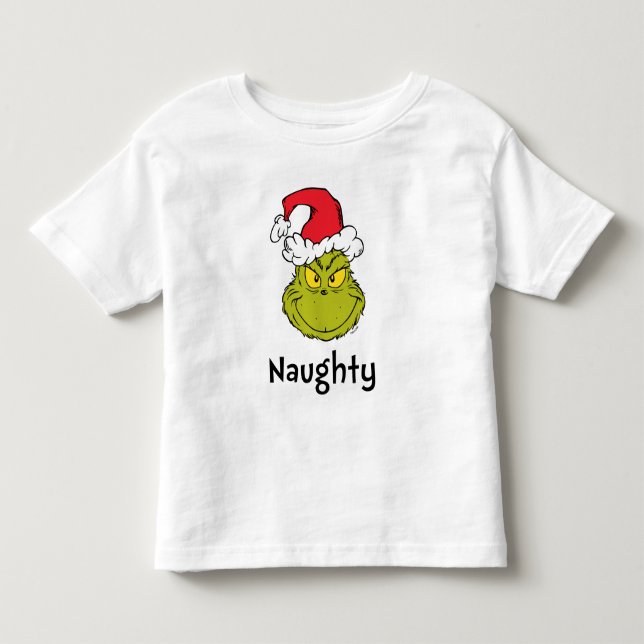 Camiseta De Bebé Cómo se robaron los Navidades Grinch | Naughty Gri (Anverso)