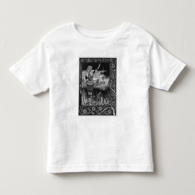 Camiseta De Bebé ¿Cómo Sir Bedivere maneja la espada excalibur? (Anverso)