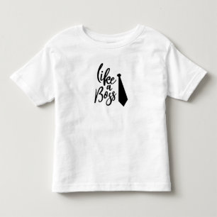 Camiseta De Bebé Como un jefe
