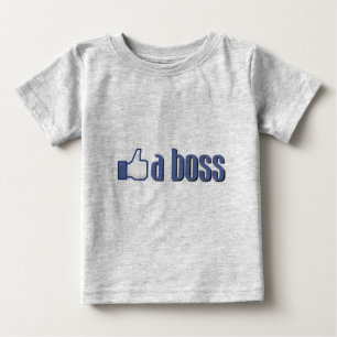 Camiseta De Bebé Como un pulgar del jefe