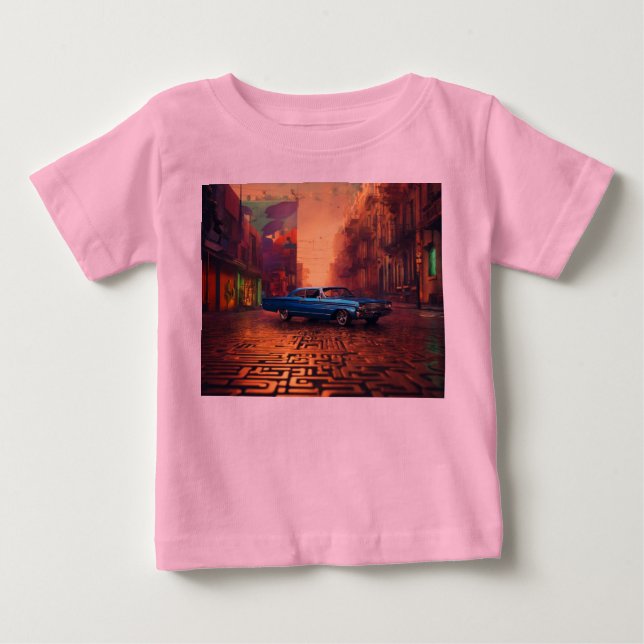 Camiseta De Bebé Comodidad Adorable para Su Pequeño. (Anverso)