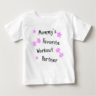 Camiseta De Bebé Compañera de entrenamiento favorita de mamá
