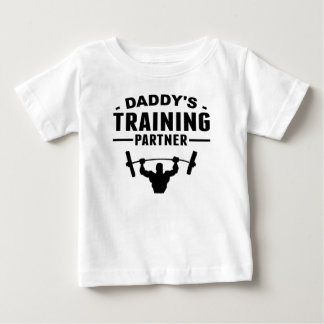 Camiseta De Bebé Compañero de formación de papi