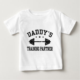 Camiseta De Bebé Compañero de formación de papi