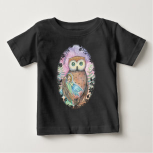 Camiseta De Bebé Compañeros del crepúsculo búho y hadas onsie