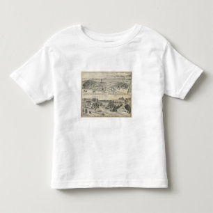 Camiseta De Bebé Compañía de la madera de construcción del arbol
