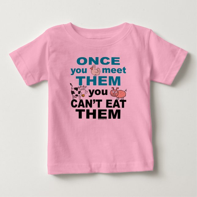 Camiseta De Bebé Compasión animal (Anverso)