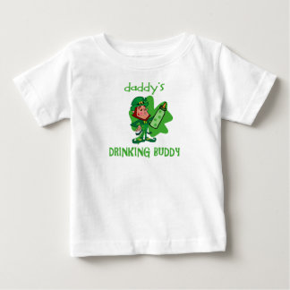 Camiseta De Bebé Compinche de consumición del St Pat del papá