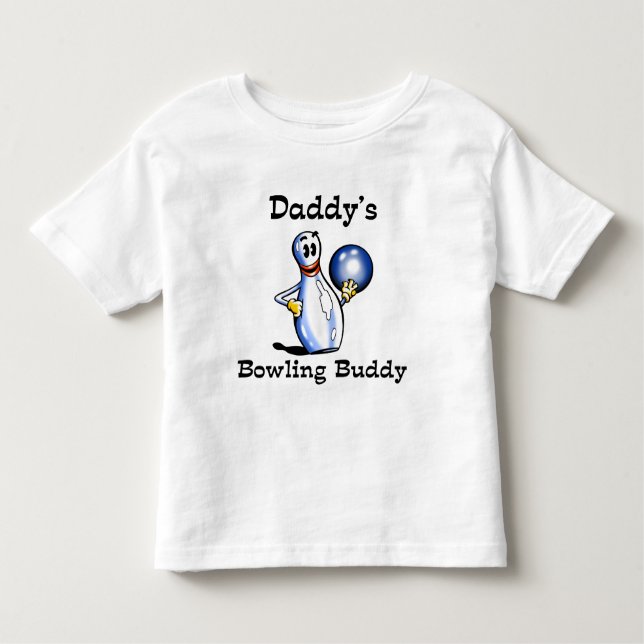 Camiseta De Bebé Compinche de los bolos del papá (Anverso)