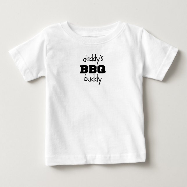 Camiseta De Bebé Compinche del Bbq del papá (Anverso)