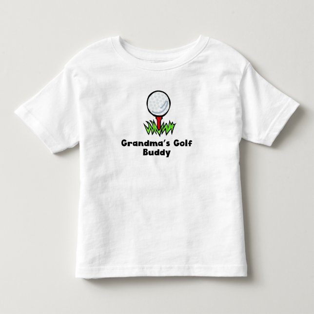 Camiseta De Bebé Compinche del golf de la abuela (Anverso)