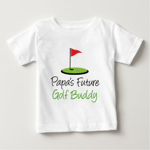 Camiseta De Bebé Compinche del golf de la papá