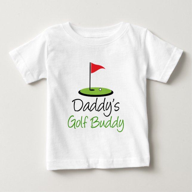 Camiseta De Bebé Compinche del golf del papá (Anverso)