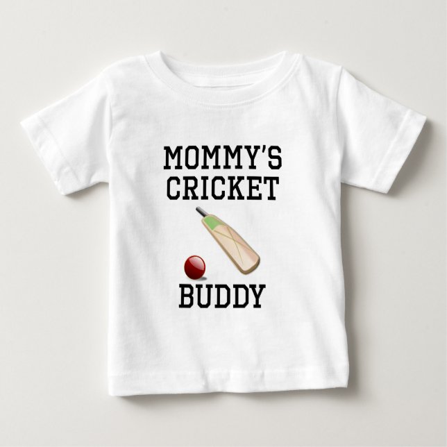 Camiseta De Bebé Compinche del grillo de la mamá (Anverso)
