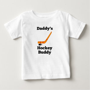 Camiseta De Bebé Compinche del hockey del papá