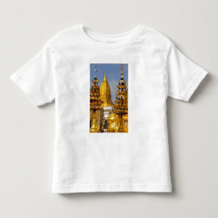 Camiseta De Bebé Complejo de la pagoda Shwe Zigon en Bagan (Pagan),