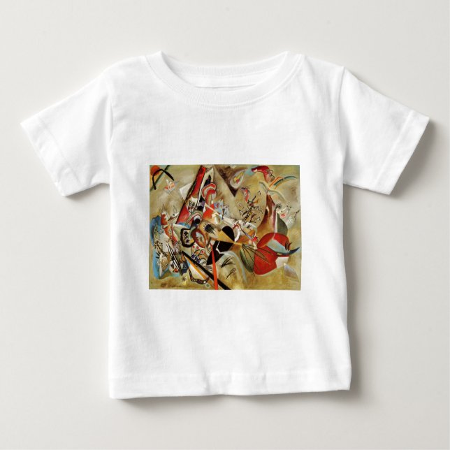 Camiseta De Bebé Composición abstracta de Kandinsky (Anverso)