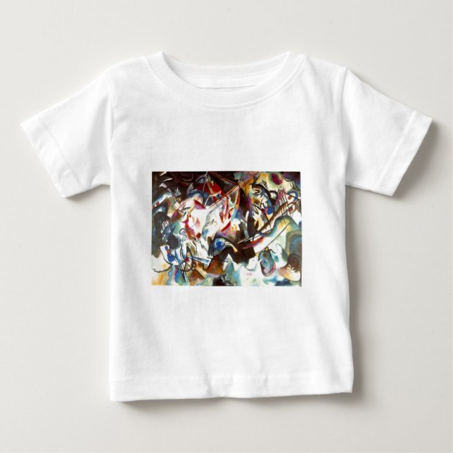 Camiseta De Bebé Composición abstracta VI de Kandinsky (Anverso)